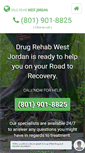 Mobile Screenshot of drugrehabwestjordan.com